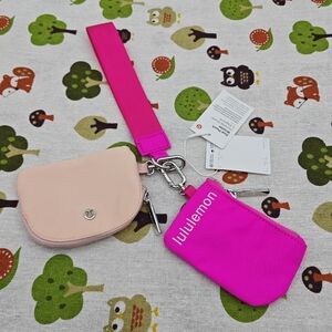 Lululemon Pink and Rose Wristlet